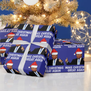 CHRISTMAS ZU GROSSEN TRUMP-CHRISTMAS GESCHENKPAPIER
