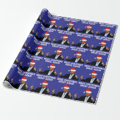 CHRISTMAS ZU GROSSEN TRUMP-CHRISTMAS GESCHENKPAPIER (Ungerollt)