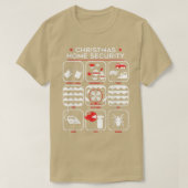 Christmas Zuhause Security Funny T-Shirt (Design vorne)