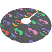 Christmas Zwarte Piet Polyester Weihnachtsbaumdecke (Schrägansicht)