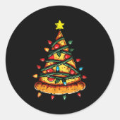 Christmas Zza Xmas Tree Funny Xmas Food Men Women Runder Aufkleber (Vorderseite)