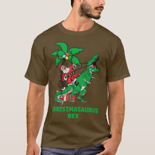 Christmasaurus Rex Santa Riding Trex zu Weihnachte T-Shirt