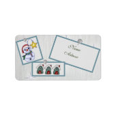 Christmasbild adressaufkleber (Vorne)