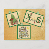 Christmasbild Postkarte (Vorderseite)