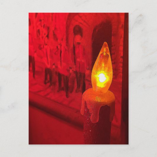 Christmascandleandtoysoldaten8000x6000 Postkarte (Vorderseite)