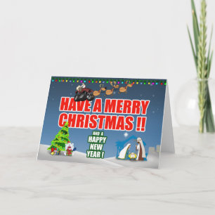 ChristmasCardFlat Feiertagskarte