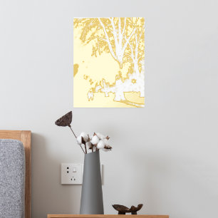 CHRISTMASFOIL PRINT POSTER ART AND DESIGIGING STYL