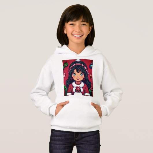 Christmasgirl Sweatshirt für Kinder (Vorne ganz)