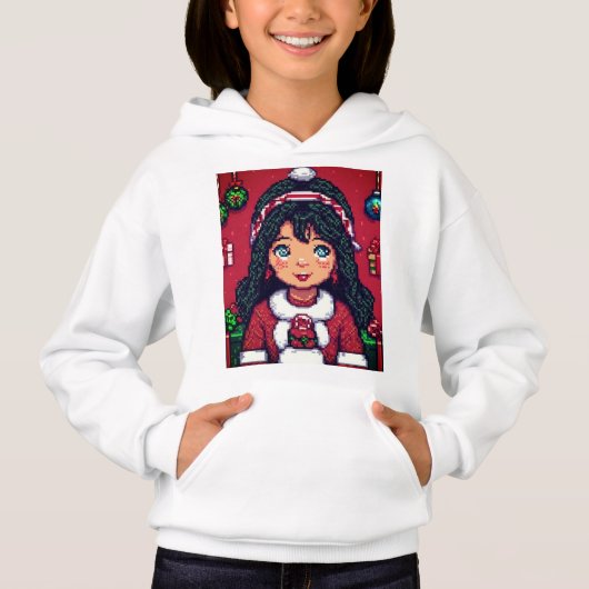 Christmasgirl Sweatshirt für Kinder (Vorderseite)
