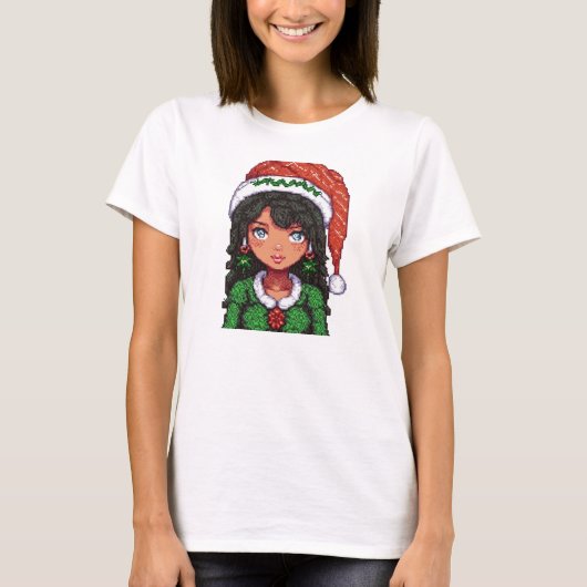 Christmasgirl Tshirt (Vorderseite)