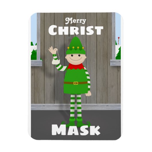 Christmask Magnet (Vertikal)