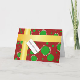 Christmaspackage Grußkarte Feiertagskarte