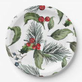 Christmass  pappteller (Vorderseite)