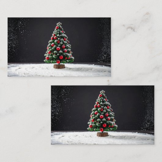 christmass tree platzkarte (Vorne/Hinten)