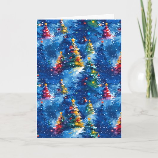 Christmasse Tree Dreams Karte (Vorderseite)
