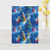 Christmasse Tree Dreams Karte (Gelbe Blume)
