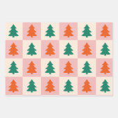 Christmasse Trees Geschenkpapier Set (Vorderseite 2)
