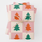 Christmasse Trees Geschenkpapier Set (Beispiel)