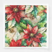 Christmassy Florals 01 Serviette (Vorderseite)