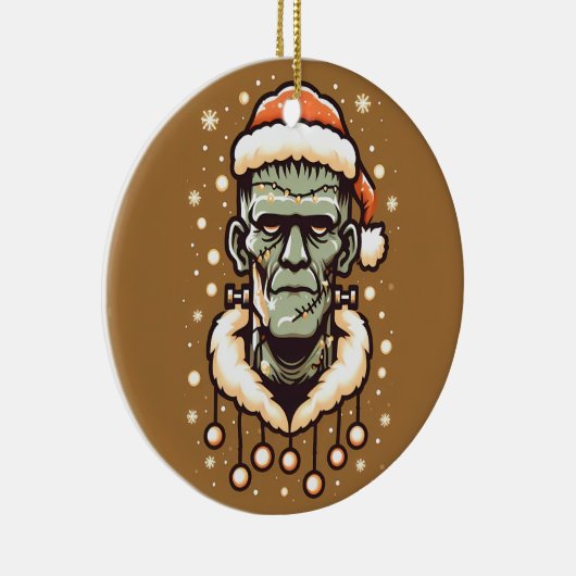 Christmassy Frankenstein Keramik Ornament (Rechts)