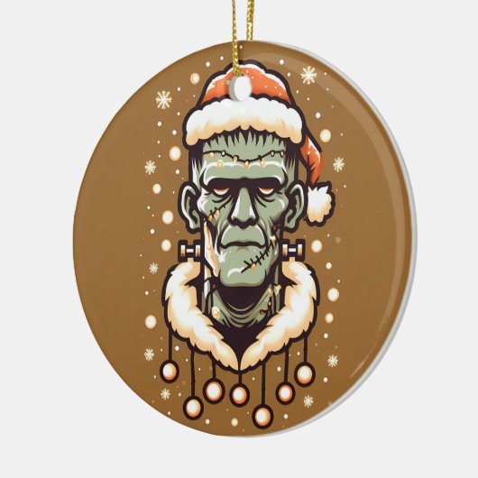 Christmassy Frankenstein Keramik Ornament (Links)