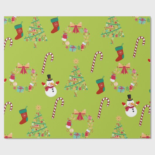 Christmassy Geschenkpapier (Flach)