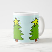 Christmast Tree Jumbo-Tasse (Vorderseite Rechts)