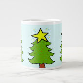 Christmast Tree Jumbo-Tasse (Vorderseite)