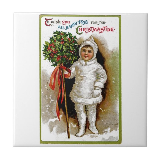 Christmastide Fliese (Vorderseite)