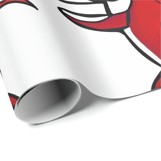 CHRISTMAUSSCHUSS GESCHENKPAPIER (Rolleneckpunkt)