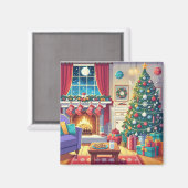 Christmes Magnet (Vorderseite/Rückseite)