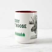 Christmoose Zweifarbige Tasse (Mittel)