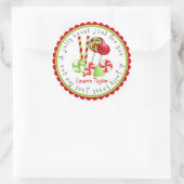 Christms Candy Holiday Stickers (Tasche)
