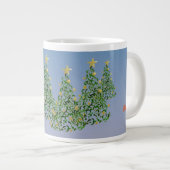 Christms Trees Jumbo-Tasse (Vorderseite Rechts)