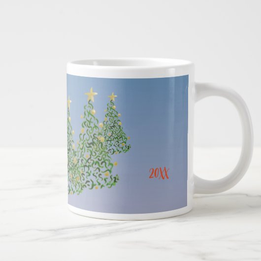 Christms Trees Jumbo-Tasse (Rechts)