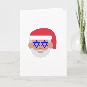 christmukah santa claus emoji feiertagskarte