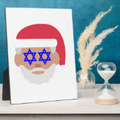 christmukah santa claus emoji fotoplatte (Seite)