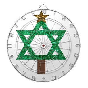 Christmukkah-Christbaum Dartscheibe