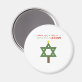 CHRISTMUKKAH TREE MAGNET (Vorderseite/Rückseite)