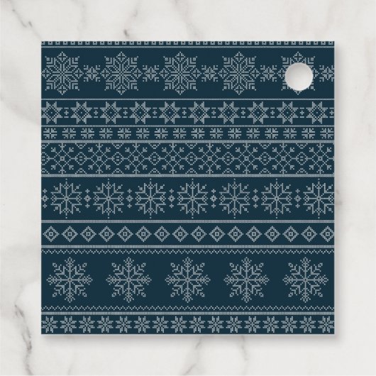 Christnas Rentiere antlers das neue Jahr des Jungh Geschenkanhänger (Rückseite)