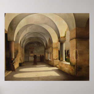 Christoffer Wilhelm Eckersberg - The Cloisters Poster