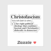 Christofismus Definition Aufkleber (Blatt)