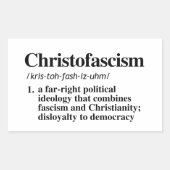 Christofismus Definition Rechteckiger Aufkleber (Vorderseite)