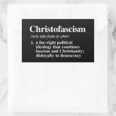 Christofismus Definition Rechteckiger Aufkleber (Tasche)