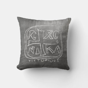 Christogram ICHC NIKA Kissen