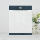 Christogram ICXC NIKA Jesus erobert Briefbogen (Stehend Vorderseite)