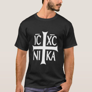 Christogramm Östliches Christentum Symbol Christli T-Shirt