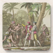 Christoph Kolumbus (1451-1506) mit gebürtigem Getränkeuntersetzer (Vorderseite)