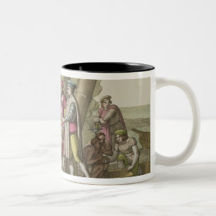 Christoph Kolumbus (1451-1506) mit gebürtigem Zweifarbige Tasse