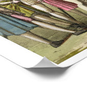 Christoph Kolumbus (1451-1506) mit Hernando Cor Poster (Ecke)